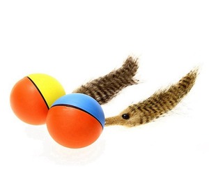 Produttori all'ingrosso nuovo divertente Pet Dog gatto giocattolo donnola rotolamento palla giocattolo cani in movimento giocattoli - Product Image 3