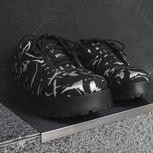 Zapatos para caminar de estilo patchwork de cuero de diseño original. Zapatos casuales modernos y versátiles. Venta al por mayor a precio de fábrica. - Product Image 6