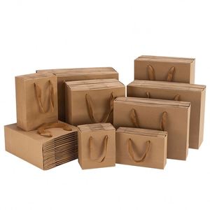 Sacs en papier kraft pour aliments, sacs à emporter en papier kraft - Product Image 1