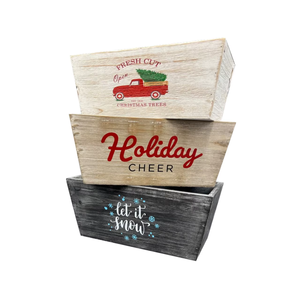 <span class=keywords><strong>Caisse</strong></span> en bois artisanale très vendue pour les fêtes, <span class=keywords><strong>caisse</strong></span> <span class=keywords><strong>de</strong></span> Noël en bois, <span class=keywords><strong>caisse</strong></span> cadeau pour la veille <span class=keywords><strong>de</strong></span> Noël - Product Image 3