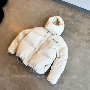 Winter Wear Custom Padded Puffer <b>Jacket</b> Oversized Blank Coats Crop Quilted Bubble Black Puffer Down <b>Jackets</b>. - Product Image 3