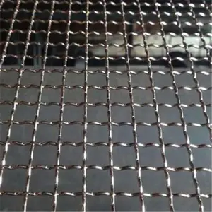6 7 8 10 12 Mesh Coarse Crimped 316 316L Stainless Steel Woven Wire Mesh Screen