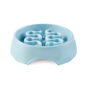 Comedero Lento para Perros con Diseño de Rejilla Elevada, Material Plástico, Patrón Sólido para Reducir la Velocidad de Comida y Promover la Digestión - Product Image 1