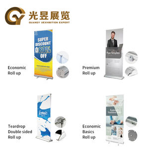 لافتة عرض تجارية مخصصة ، لافتة قياسية 80 X ، اسحب لأعلى ، لافتة راية فاخرة - Product Image 5