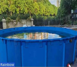 Aquakultur Big Biofloc Aquarium Lieferanten PVC Plane Round <span class=keywords><strong>Fish</strong></span> Farming <span class=keywords><strong>Tank</strong></span> Shrimp Pond - Product Image 5