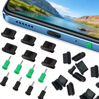 Bouchon anti-poussière USB Type-C personnalisé, design pilier, en silicone, échantillon gratuit disponible, couleur et logo personnalisables, directement de l'usine
