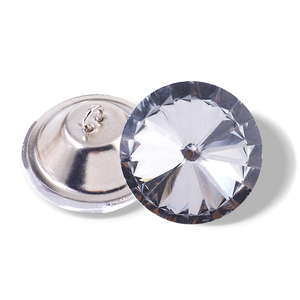 Mới Đến Pha Lê Embellishments Vòng Rhinestone Kim Cương Acrylic Bọc Rhinestone Pha Lê Acrylic Nút Cho Sofa - Product Image 3