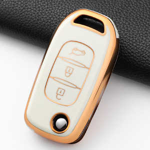 Étui de protection pour clé de voiture pliable en TPU tendance pour Renault Kadjar Captur Megane Sandero Stepway Logan <span class=keywords><strong>Clio</strong></span> 5 Arkana Kwid - Product Image 3