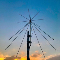 Antenas Discone D3000N/Antena para Escáner 25-3000MHz para Radio SDR, Antena HF VHF UHF MW SW HF AIR FM FRS GMRS