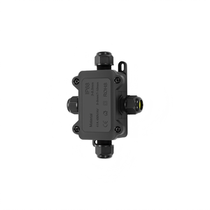 3-port IP68 <b>Waterproof</b> Junction <b>Box</b> 46x37x106mm Flame-retardant Nylon Cable Enclosure 24A 450V Terminal <b>box</b> - Product Image 1
