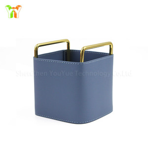Porte-stylo en maille métallique Conteneur de bureau Porte-stylo Organisateur de bureau Pot <span class=keywords><strong>à</strong></span> <span class=keywords><strong>crayons</strong></span> - Product Image 6