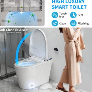 Toilette intelligente standard, installation facile, certification de qualité, bidet intelligent, toilette intelligente pour le développement immobilier - Product Image 6