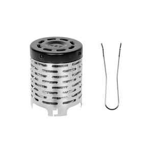 Calentador de manos para exteriores, mini calentador de acero inoxidable, resistente al viento, cubierta para estufa de camping, para adultos, unisex, uso en otoño e invierno - Product Image 2