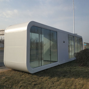 China Fábrica Direta Portátil Modular Casa Orçamento-Friendly Prefab Living Cabin 20ft maçã uso cabine para <span class=keywords><strong>hotel</strong></span> e sala de estar