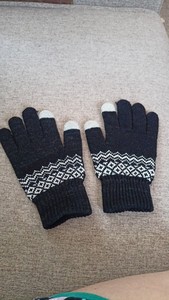 Guantes de invierno para mujer con pantalla táctil, guantes de punto gruesos y cálidos, guantes de esquí para conducir al aire libre con dedos completos - Product Image 6