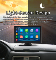 Maustor 7 pouces Carplay moniteur écran tactile universel Portable sans fil Android Auto Wifi voiture jouer Radio stéréo lecteur DVD