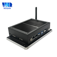 7 pouces 1024*600 Lcd panneau intégré Pc N100 J6412 I3 I5 I7 double Lan double Com Win10 Linux Ubuntu Vesa panneau industriel Pc