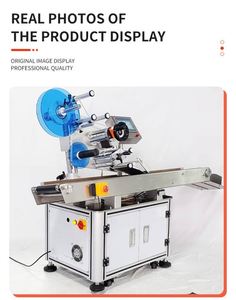 Machine d'étiquetage automatique à grande vitesse REALMAX pour sacs plats, pochettes <span class=keywords><strong>CD</strong></span>/DVD, sacs pour animaux de compagnie, boîtes plates et cartons, avec étiquetage auto-adhésif - Product Image 3