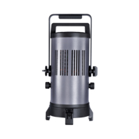 Mini projecteur LED 150W à zoom focal Fresnel, contrôle DMX512, température de couleur 2700-6500K pour éclairage de studio vidéo et de scène
