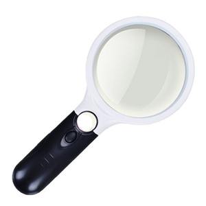 Lupa de Mano con Lente de 90 mm, Luz LED, Doble Aumento, Iluminación en Blanco y Negro - Product Image 1
