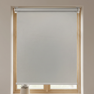 Grey Cordless 100% Blackout Japandi Modern Roller <b>Blind</b> Fireproof <b>Window</b> <b>Shade</b> for Office House School University - Product Image 1