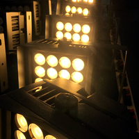 Lámpara de proyección redonda para árbol de Navidad, DMX, RGB, 6W, 12W, 24W, 36W, IP65, nueva