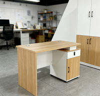 Bureau informatique moderne en bois de 1,2 mètre pour hôpitaux et immeubles de bureaux - un nouveau type de poste de travail de mobilier de bureau