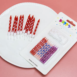 Candeline di Compleanno Colorate con Cuori Stampati, Popolari e Bestseller <span class=keywords><strong>2026</strong></span>, Forniture per Feste - Product Image 4