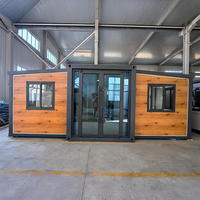 Maison préfabriquée extensible personnalisée de 20 pieds et 40 pieds avec cuisine, camping préfabriqué, maison portable, casa contenedor