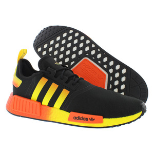 Scarpe da uomo Adidas NMD R1 Colore: Nero/Giallo/Arancione 100% autentiche - Product Image 5