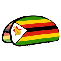 Bannière pop-up en forme de haricot du Zimbabwe, motifs personnalisés pour la promotion de campagnes publicitaires en extérieur sur les prairies