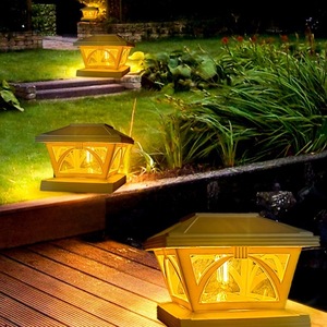 Lámpara Decorativa para Exteriores, Resistente al Agua, con Energía Solar, para Jardín, Patio, Poste de Valla, Lámpara Solar para Pilar - Product Image 2