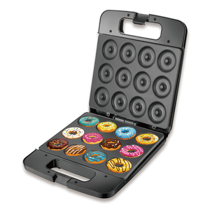 Máquina para Hacer Donuts Akane, 1400w de Potencia, Revestimiento Antiadherente, Calentamiento de Doble Cara para Donuts <span class=keywords><strong>Caseros</strong></span> Rápidos y Uniformes - Product Image 6