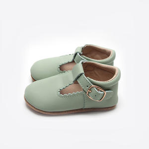 Новые дизайнерские кожаные туфли-балетки для девочек, детские туфли для новорожденных и малышей, мягкая подошва, обувь для первых шагов - Product Image 4