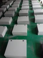 Boîtier de distribution en alliage d'aluminium, étanche IP55, boîtier métallique, panneau de commande électrique DP31 388x259x102.5mm