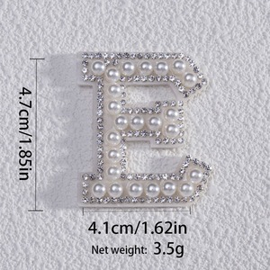 Écusson avec lettres personnalisées et paillettes, alphabet, autres accessoires de vêtement, fabricant en Chine - Product Image 2