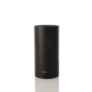 Venta al por Mayor de Fábrica: Botellas de Perfume de Vidrio Transparente con Atomizador, 50 ml, Forma Rectangular, Collar de Plástico Negro, Etiquetas Impresas con Serigrafía - Product Image 2