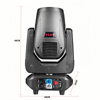 Cabeza Móvil con Zoom 3 en 1 de 300W con 24 LEDs RGB 3 en 1 5050, Cabeza Móvil Beam LED de 300W para Discoteca, DJ y Escenario