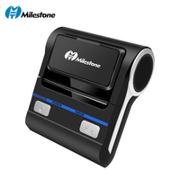 Milestone MHT-P8001 Mini Usb Gigi Biru 80Mm Printer USB Portabel Nirkabel Printer Penerimaan Termal Ponsel