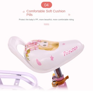 Vélo pour enfants réglable en hauteur, rotation flexible, roulement fluide, pneus antidérapants et résistants à l'usure, vélo pour jeunes filles - Product Image 4