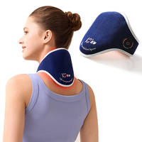 Coussin chauffant pour les douleurs cervicales, masseur infrarouge portable pour le cou avec fonction de chauffage à température constante