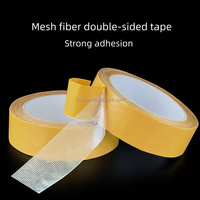 Ruban adhésif double face jaune personnalisé 20mm*25m, haute adhérence, pour fixation de plaques de voiture, fixation de tapis de mariage, et maille de raccordement