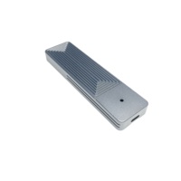 Boîtier en acier inoxydable usiné avec précision CNC en aluminium fraisé SSD Protection Shell Wire EDM Type
