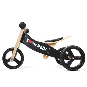 Trotteurs bébé enfants vélo d'équilibre <span class=keywords><strong>en</strong></span> <span class=keywords><strong>bois</strong></span> tricycle pour enfants <span class=keywords><strong>3</strong></span> <span class=keywords><strong>en</strong></span> <span class=keywords><strong>1</strong></span> mini vélo d'équilibre jouet - Product Image 2