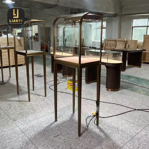 Boutique High Quality Jewelry Display Cabinet with LED Lighting Custom Full Store Layout Visual Merchandising Solution ODM/OEM - Product Image 1