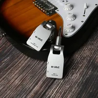 Système audio sans fil M-VAVE WP-1, émetteur/récepteur 2.4G, latence ultra-faible, avec 4 canaux, portée de transmission de 30 m, rotatif à 280°