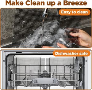 Non-Stick BBQ Grill Mesh Mats Reusable Grilling Mat for Gas Charcoal Pellet Oven & Air <b>Fryer</b> - Product Image 5