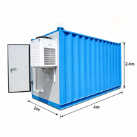 Chambre froide mobile conteneurisée 2x4x2.4m, congélateur walk-in 220V pour usage domestique, idéal pour le stockage de fruits, légumes, viande et fruits de mer