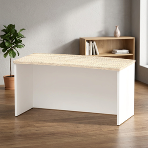 High Quality Contemporary Commercial L-Shaped Manager Office <b>Desk</b> 1376 OEM Available Wooden Panel Furniture From Malaysia - Product Image 3