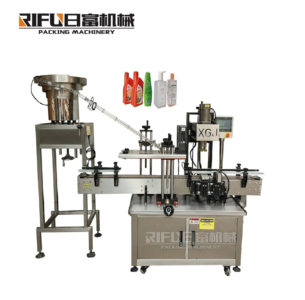 Automatic capping machine Screw Capper with vibration feeder for screw bottle